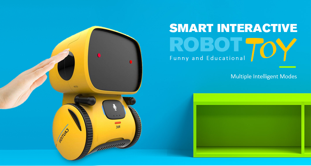 Voice Control Touch Sensing Smart Interactive Robot Educational Toy