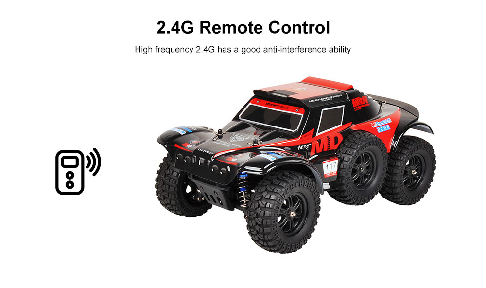 WLtoys 124012 1/12 4WD 60km/h Fast Racing RC Car 2.4G Independent Absorber Rubber Tire Off-road Crawler