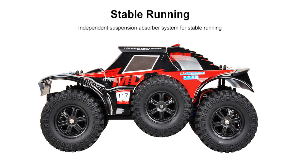 WLtoys 124012 1/12 4WD 60km/h Fast Racing RC Car 2.4G Independent Absorber Rubber Tire Off-road Crawler