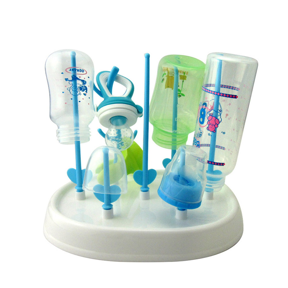 Baby Bottle Drying Rack Cute Tree Shape Storage Rack Newborn Feeding Bottle Shel