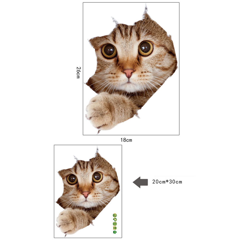 Animals Fashion Toilet PVC Wall Sticker Animals Fashion Toilet PVC Wall Sticker