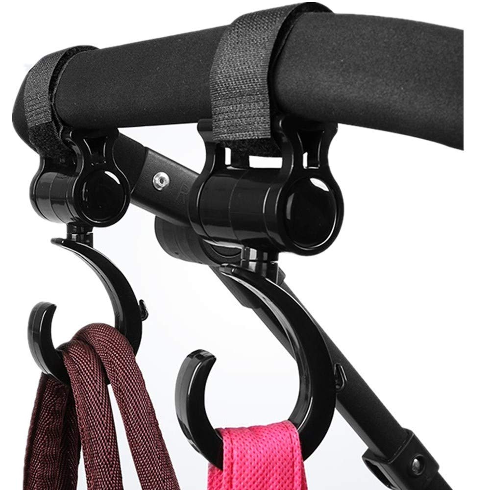 Multifunctional 360 Degree Rotating Stroller General Pram Hook 2PCS Multifunctional 360 Degree Rotating Stroller General Pram Hook 2PCS