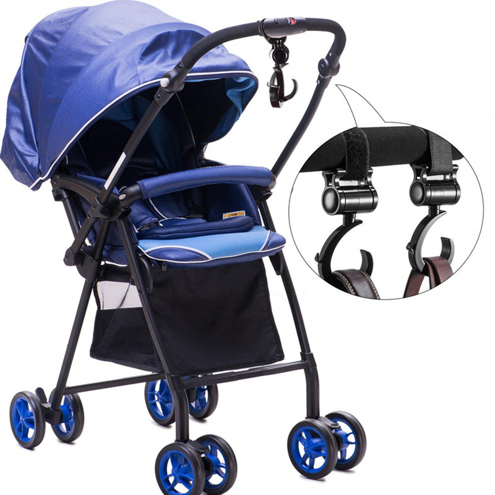 Multifunctional 360 Degree Rotating Stroller General Pram Hook 2PCS