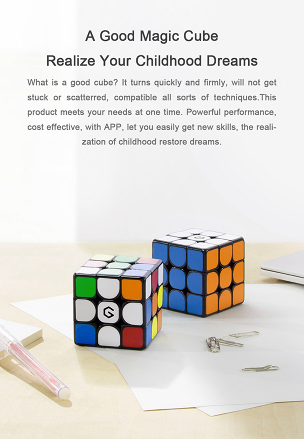 Educational Six-Axis Sensor Recognition Magnetic Cube Toy From Xiaomi Giiker Educational Six-Axis Sensor Recognition Magnetic Cube Toy From Xiaomi Giiker
