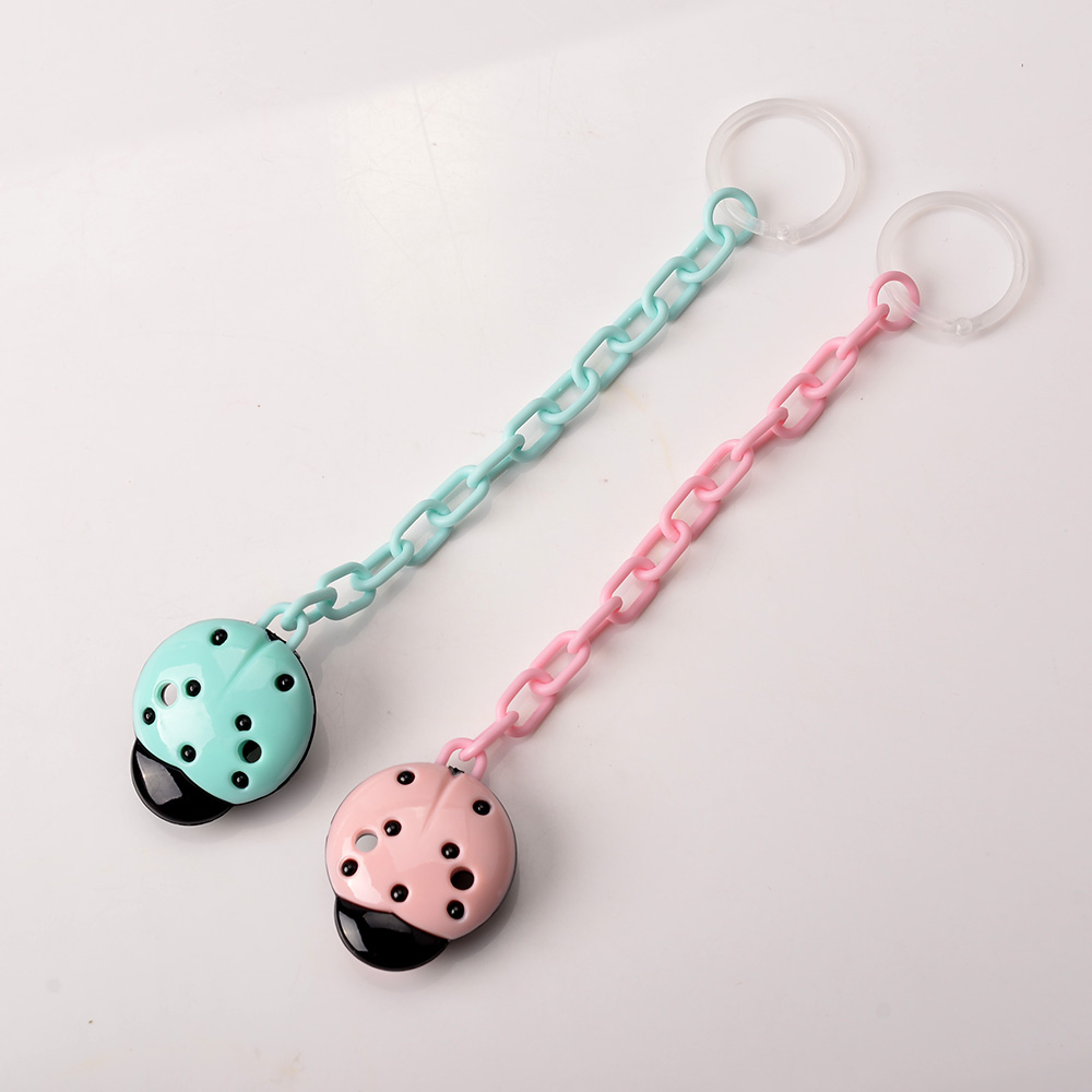 Baby's Pacifier Chain Cute Cartoon Ladybug Baby Nipple Chain