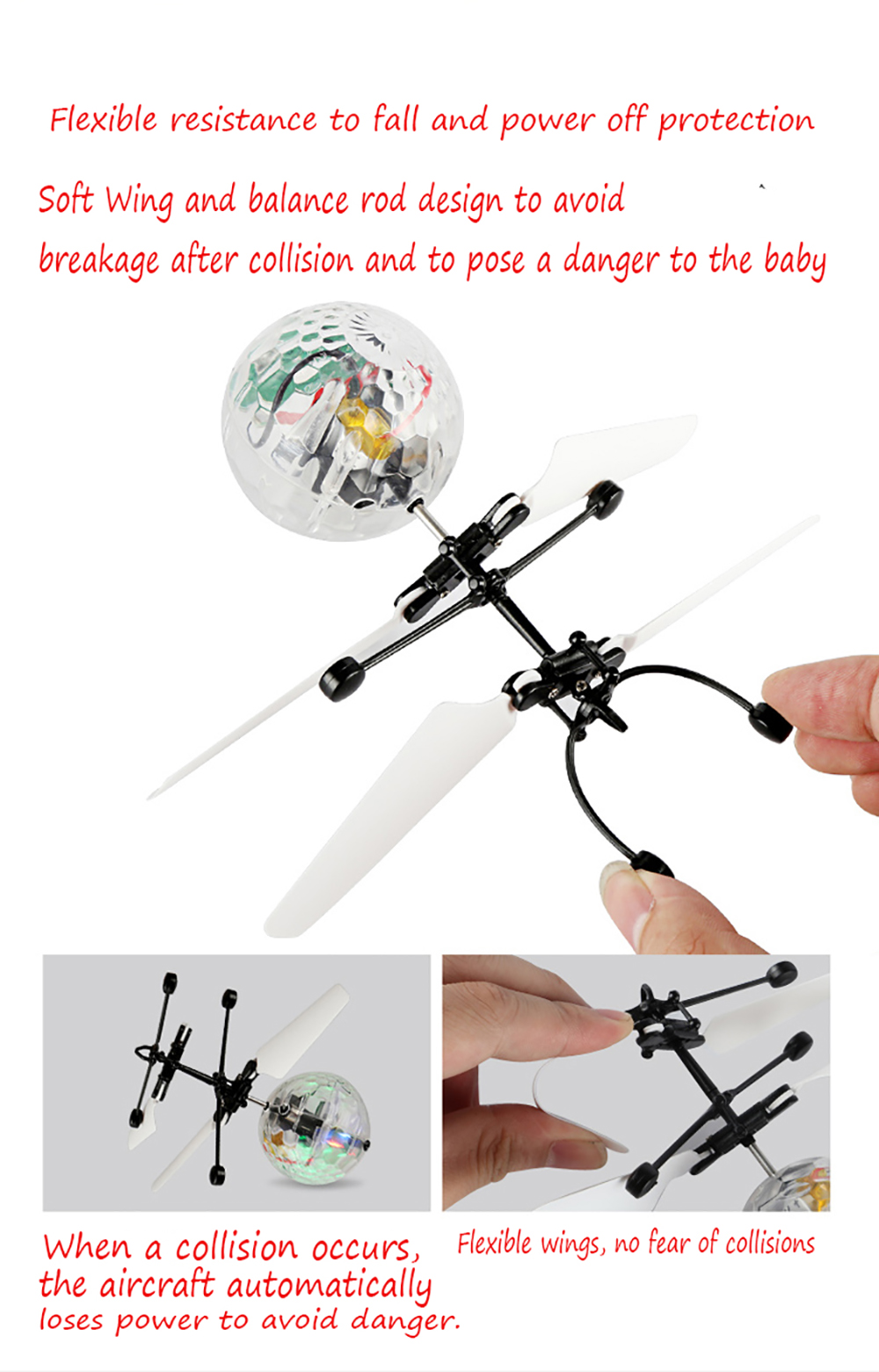 Rechargeable children's induction vehicle drone boy can fly toy plane resistance