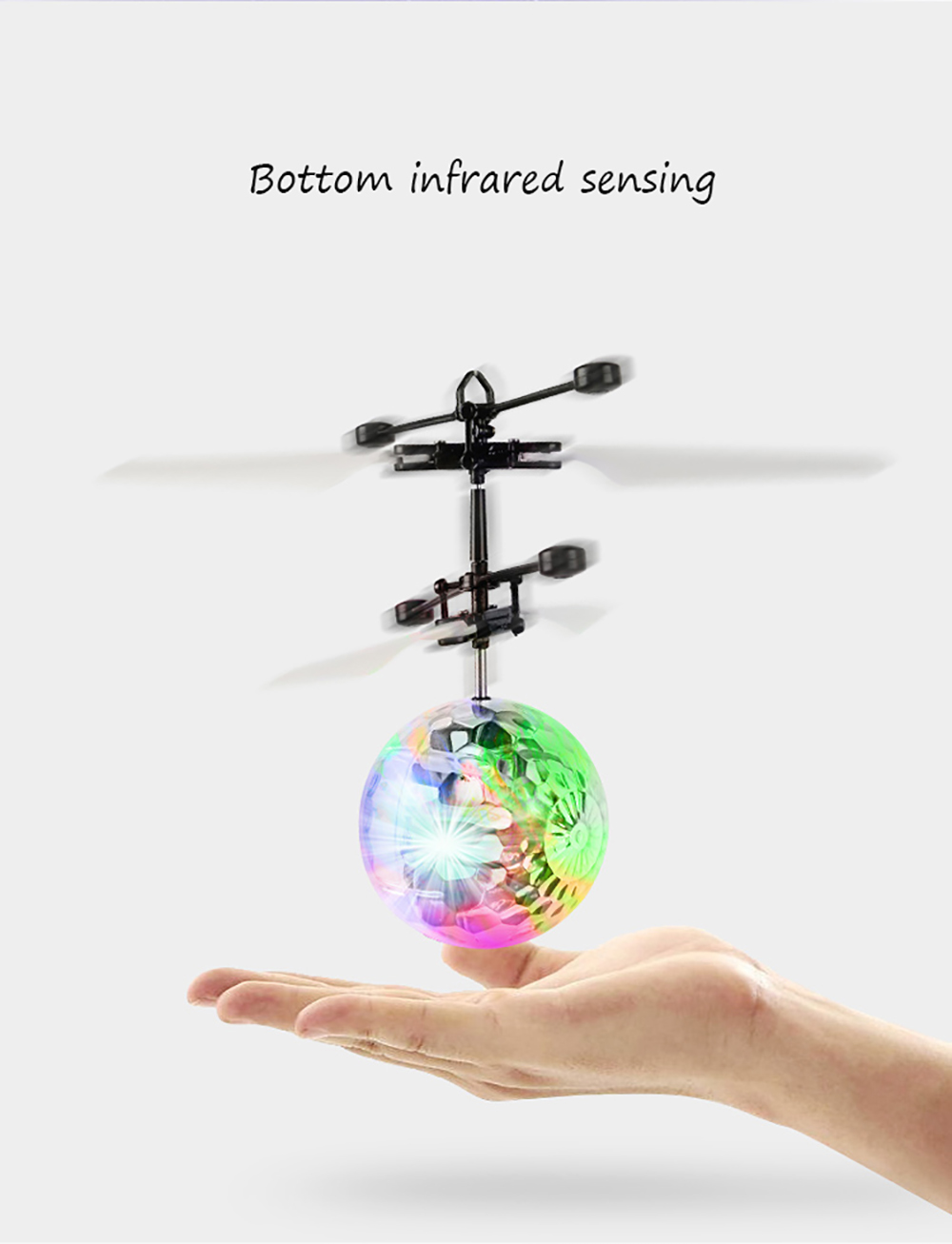 Rechargeable children's induction vehicle drone boy can fly toy plane resistance