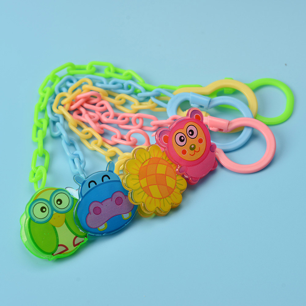 Baby's Pacifier Chains 4 Pcs Cute Cartoon Baby's Pacifier Chain