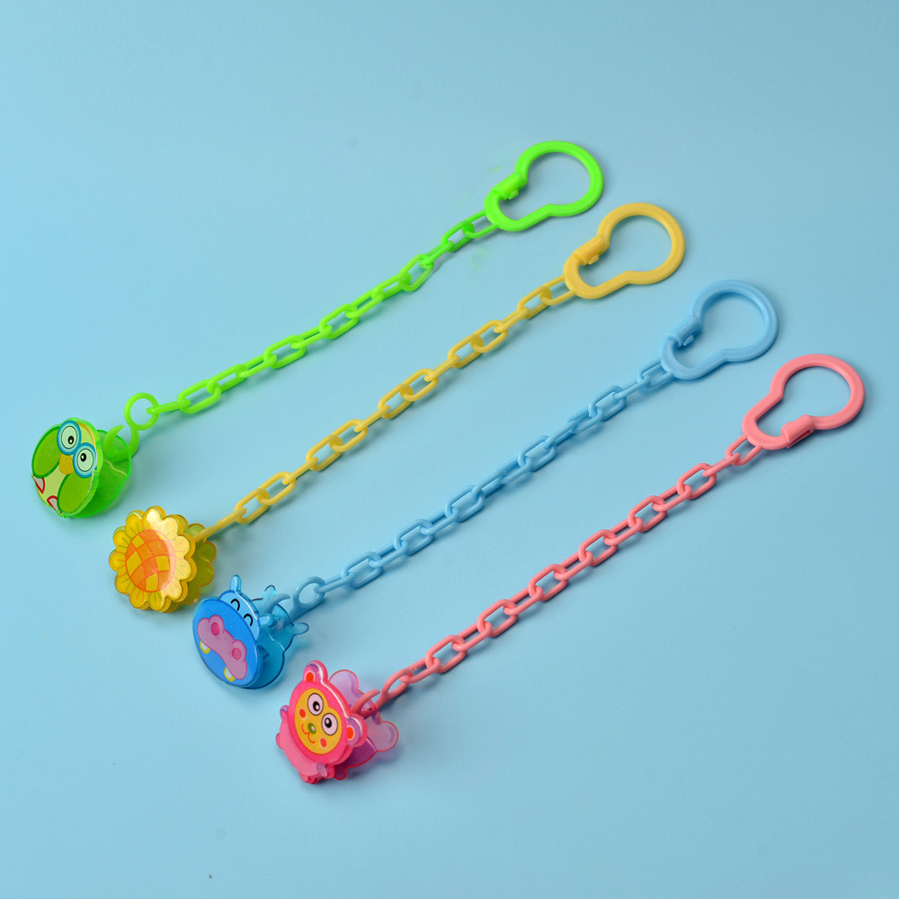 Baby's Pacifier Chains 4 Pcs Cute Cartoon Baby's Pacifier Chain