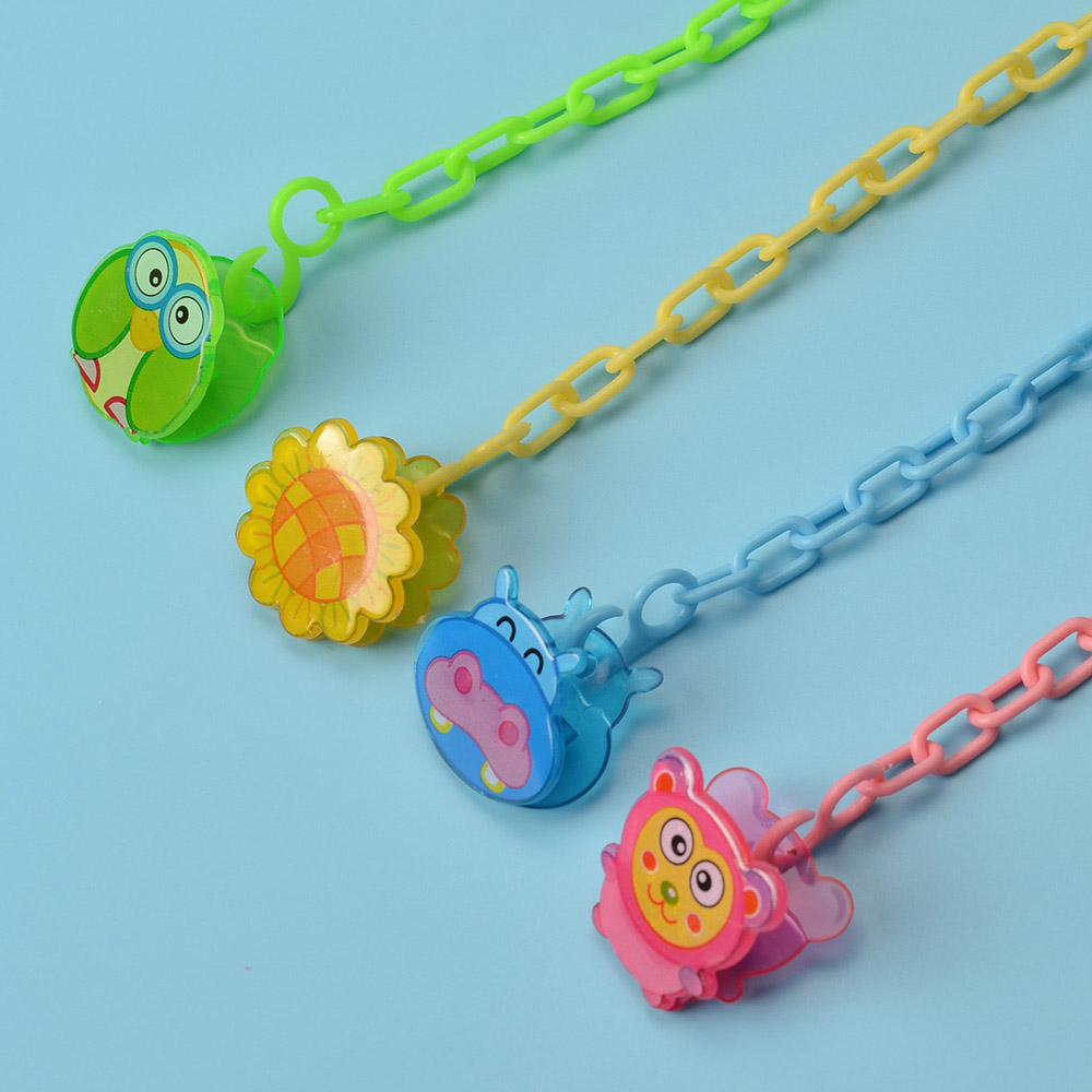 Baby's Pacifier Chains 4 Pcs Cute Cartoon Baby's Pacifier Chain