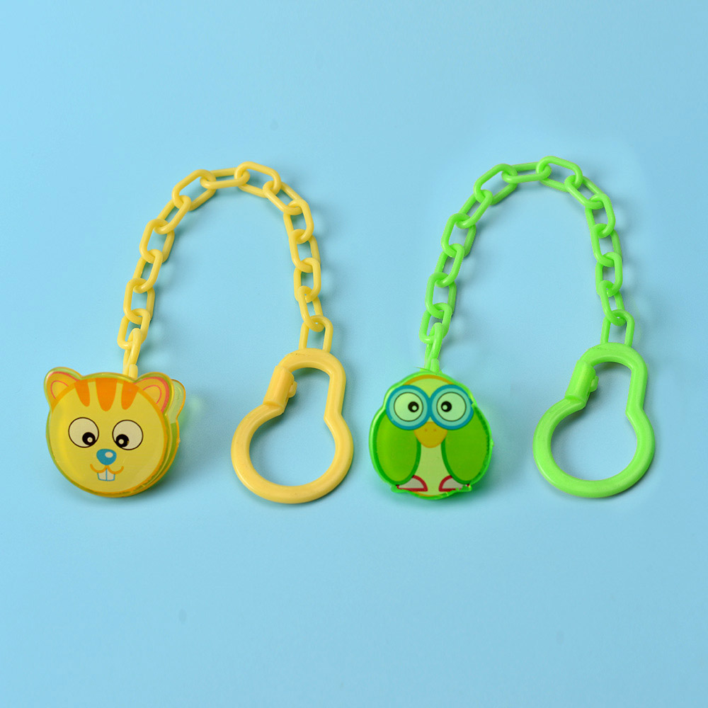 Baby's Pacifier Chains 4 Pcs Cute Cartoon Baby's Pacifier Chain