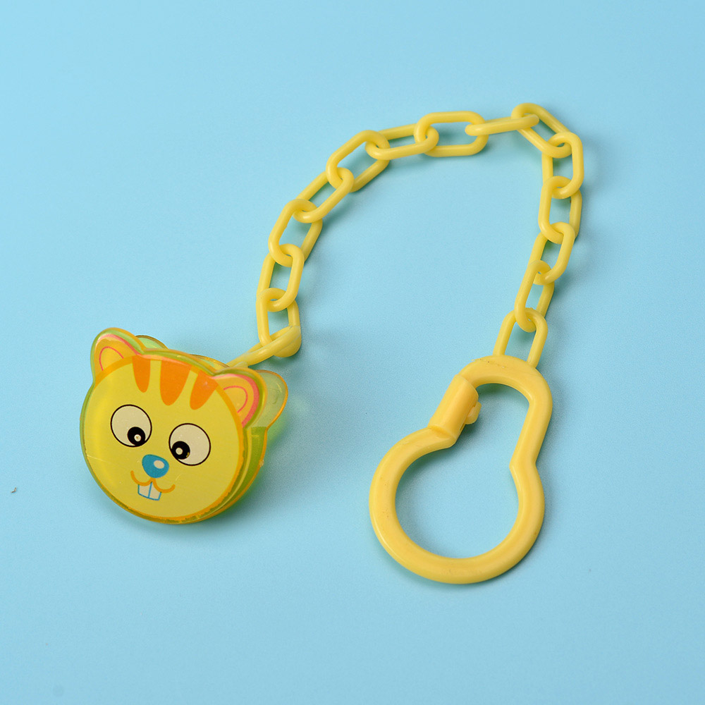 Baby's Pacifier Chains 4 Pcs Cute Cartoon Baby's Pacifier Chain
