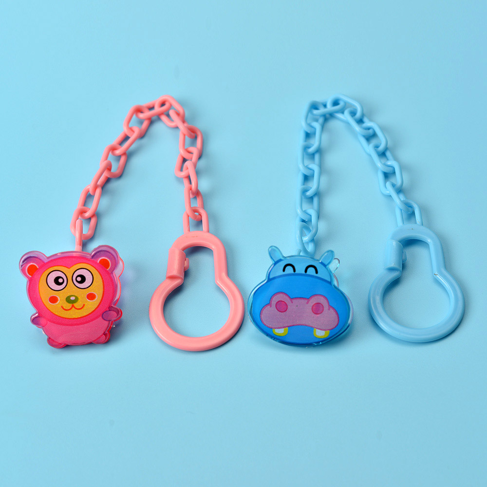 Baby's Pacifier Chains 4 Pcs Cute Cartoon Baby's Pacifier Chain