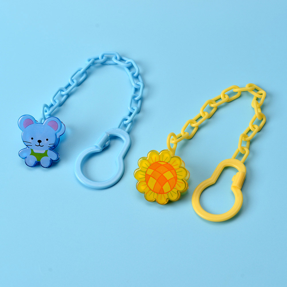 Baby's Pacifier Chains 4 Pcs Cute Cartoon Baby's Pacifier Chain