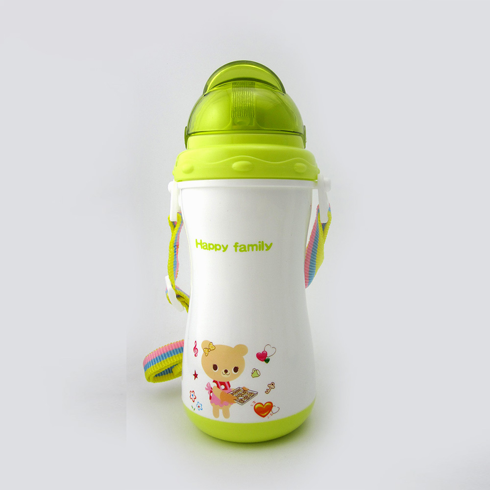 Baby's Water Bottle 300ML Cute Cartoon Bear Printed Portable Water Bottle