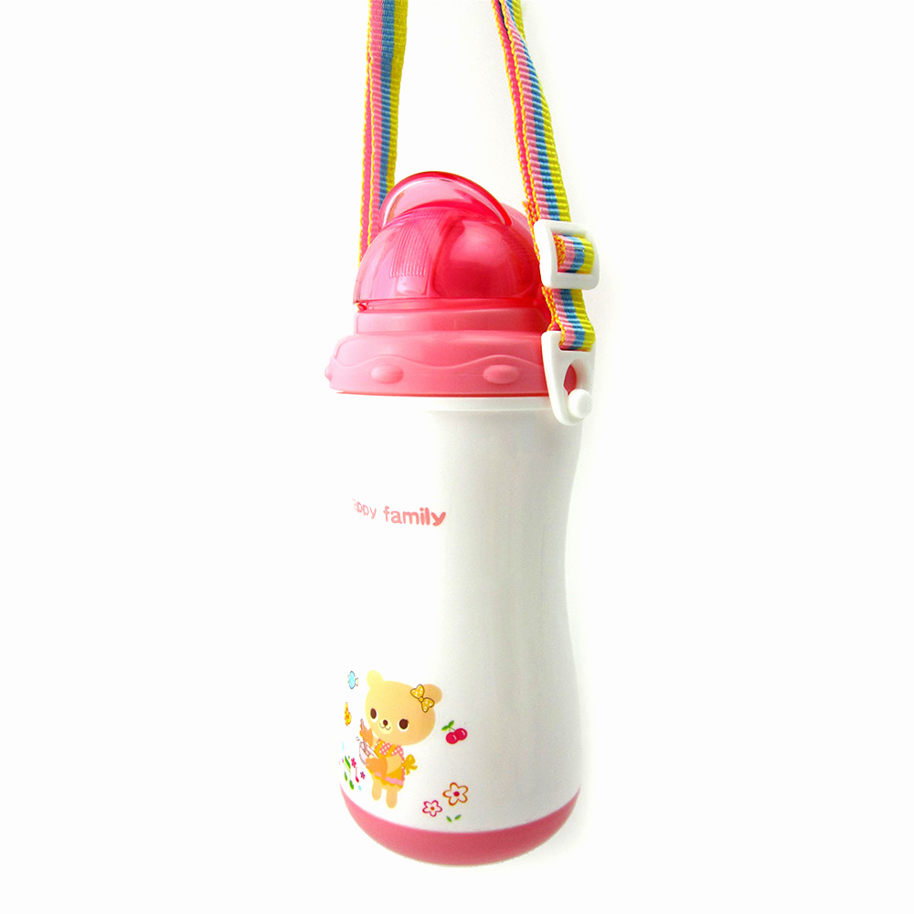 Baby's Water Bottle 300ML Cute Cartoon Bear Printed Portable Water Bottle