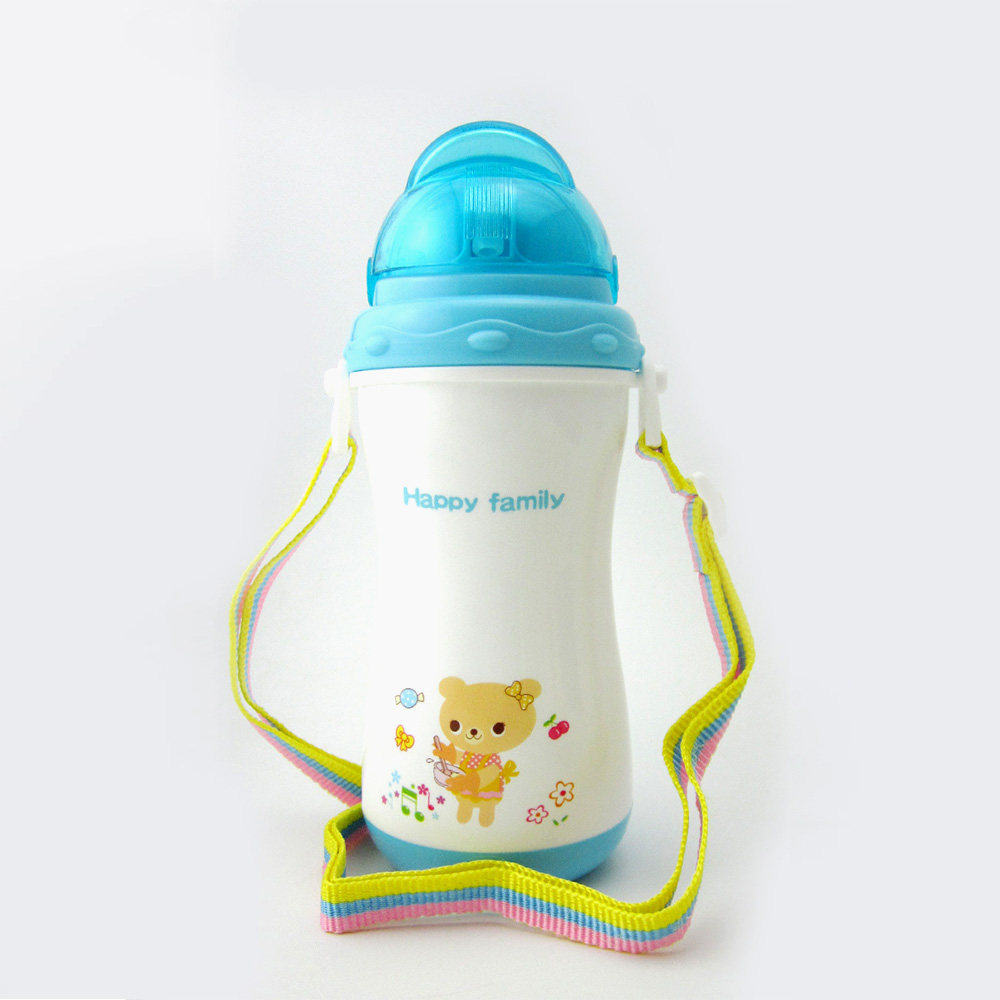 Baby's Water Bottle 300ML Cute Cartoon Bear Printed Portable Water Bottle