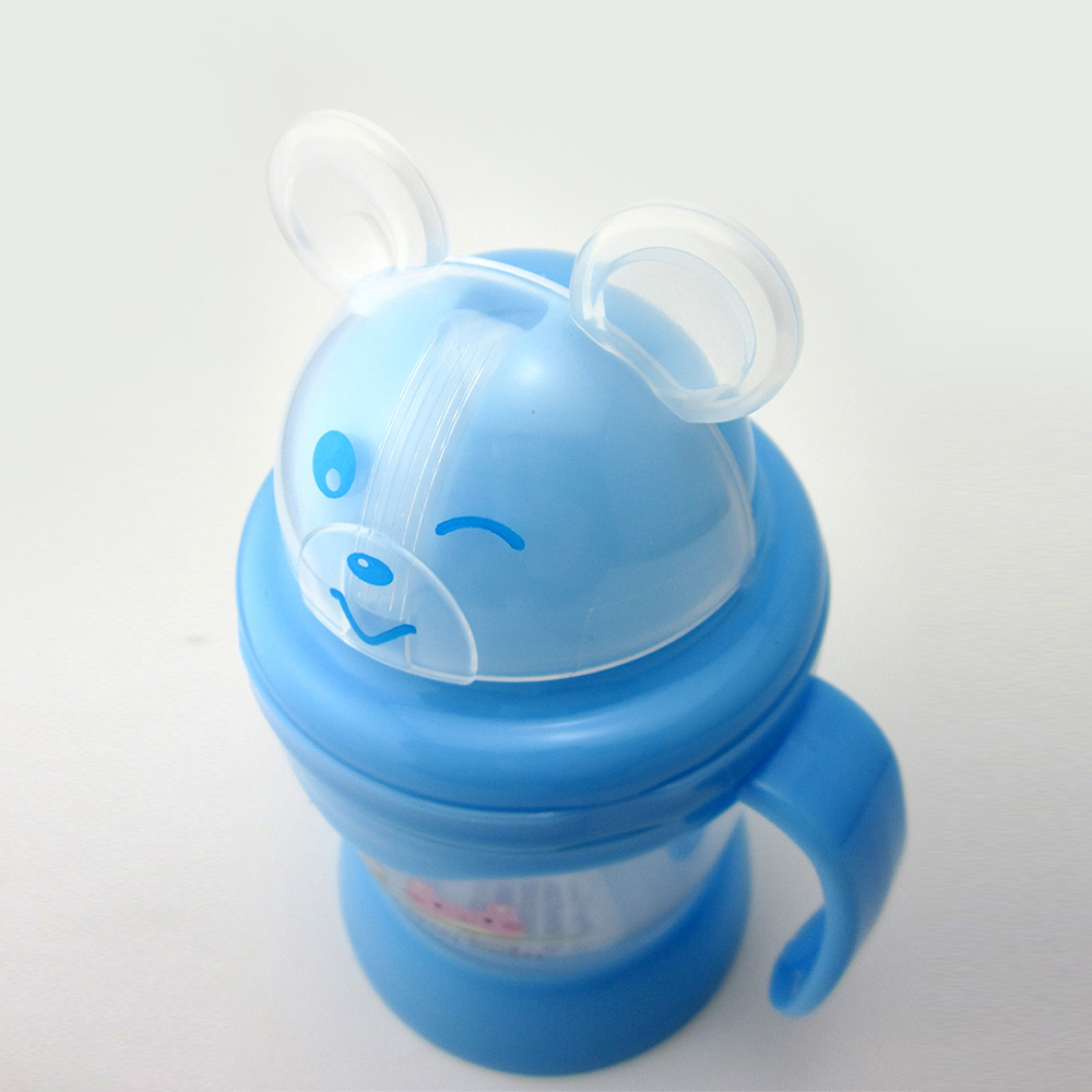 Baby's Drinking Cup 250MLCute Cartoon Animal Pattern Convenient Durable Bottle Baby's Drinking Cup 250MLCute Cartoon Animal Pattern Convenient Durable Bottle