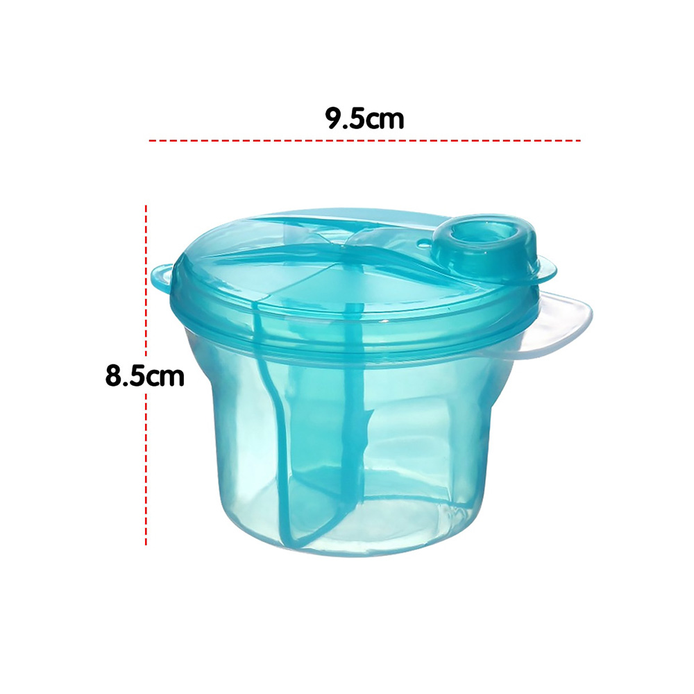 Baby's Container Box 3 Compartments Baby Portable Food Dispenser Storage Box Baby's Container Box 3 Compartments Baby Portable Food Dispenser Storage Box