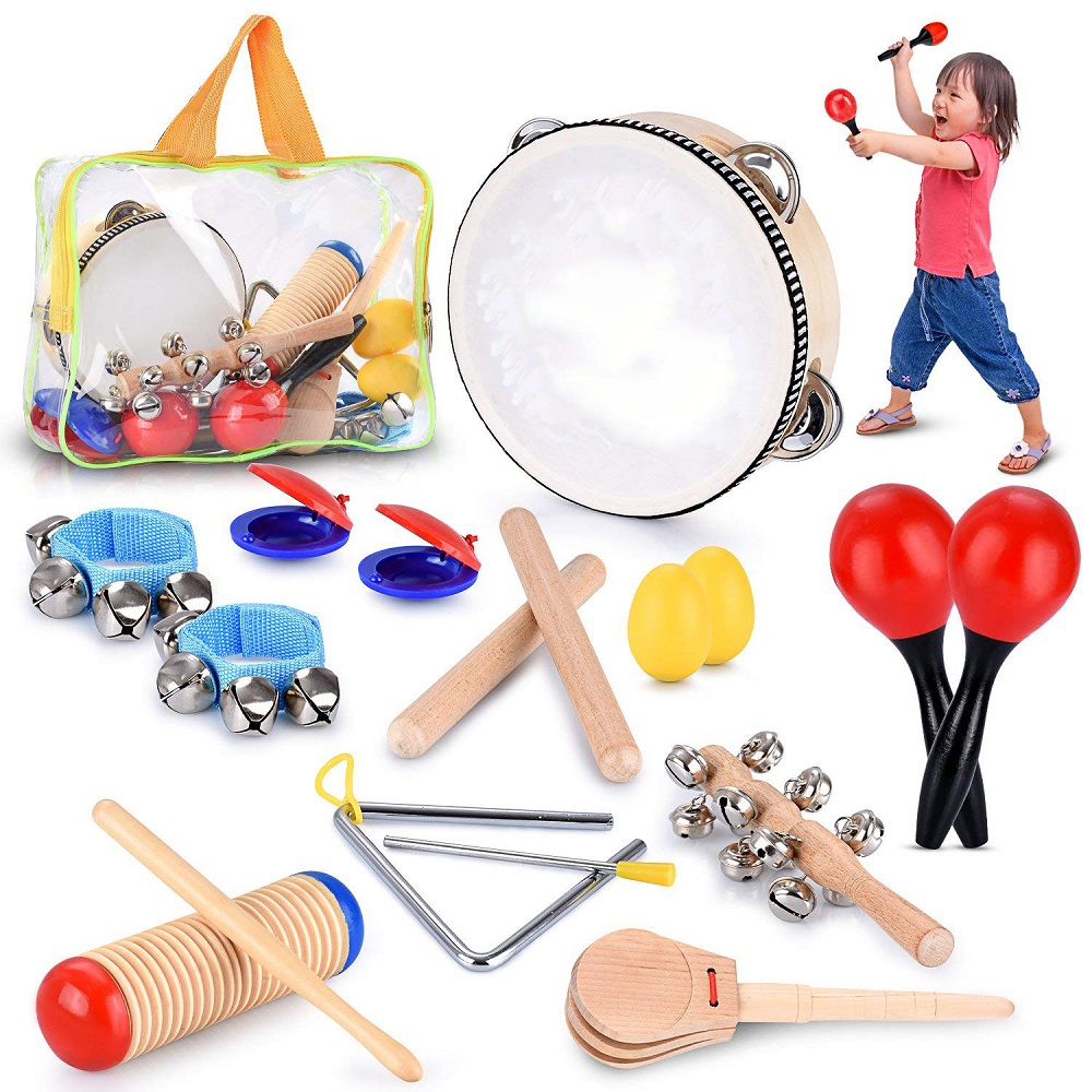 Toddler Musical Instruments - 18 Pcs Toddler Musical Instruments - 18 Pcs