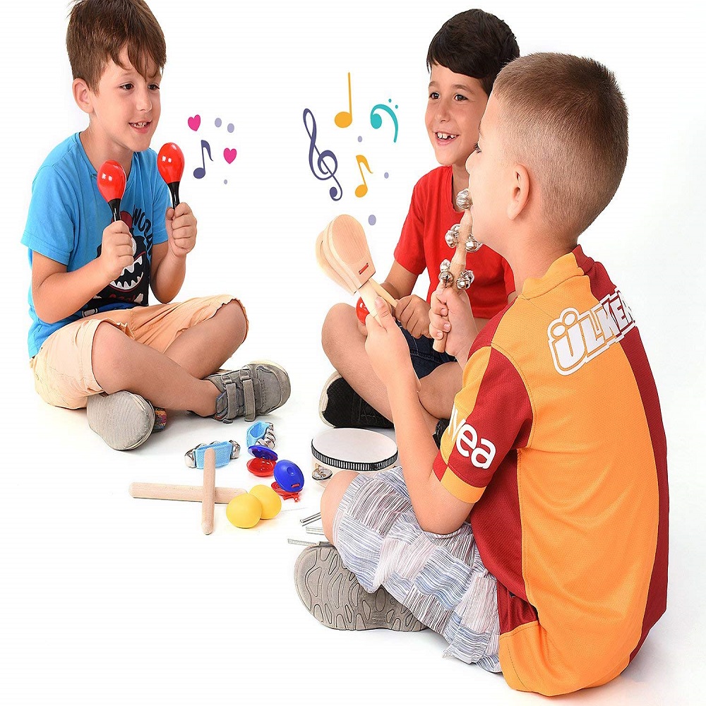 Toddler Musical Instruments - 18 Pcs Toddler Musical Instruments - 18 Pcs