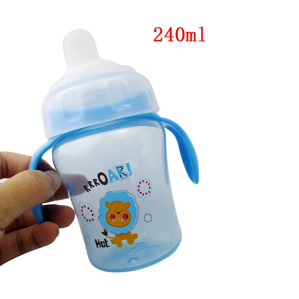 Baby Sippy Cup 240ML Cartoon Animal Double Handle Training Cup Drinking Baby Sippy Cup 240ML Cartoon Animal Double Handle Training Cup Drinking