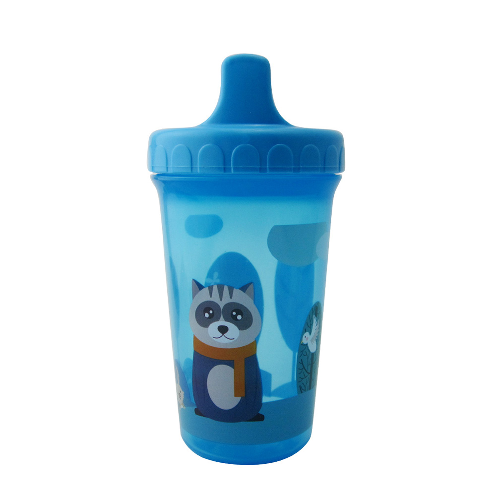 Baby Drinking Cup 300ML Cute Cartoon Animal Pattern Training Baby Drinking Cup 300ML Cute Cartoon Animal Pattern Training