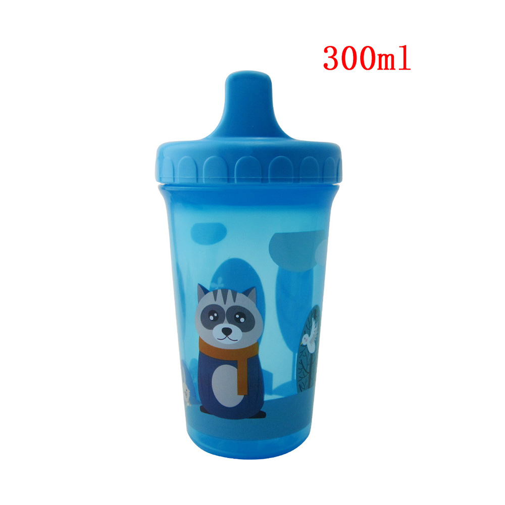 Baby Drinking Cup 300ML Cute Cartoon Animal Pattern Training