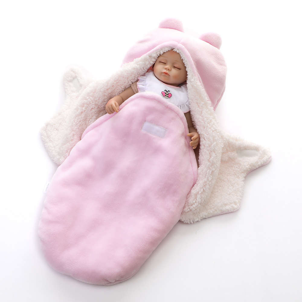 Baby Swaddling Soft Comfortable Warm Baby Blanket