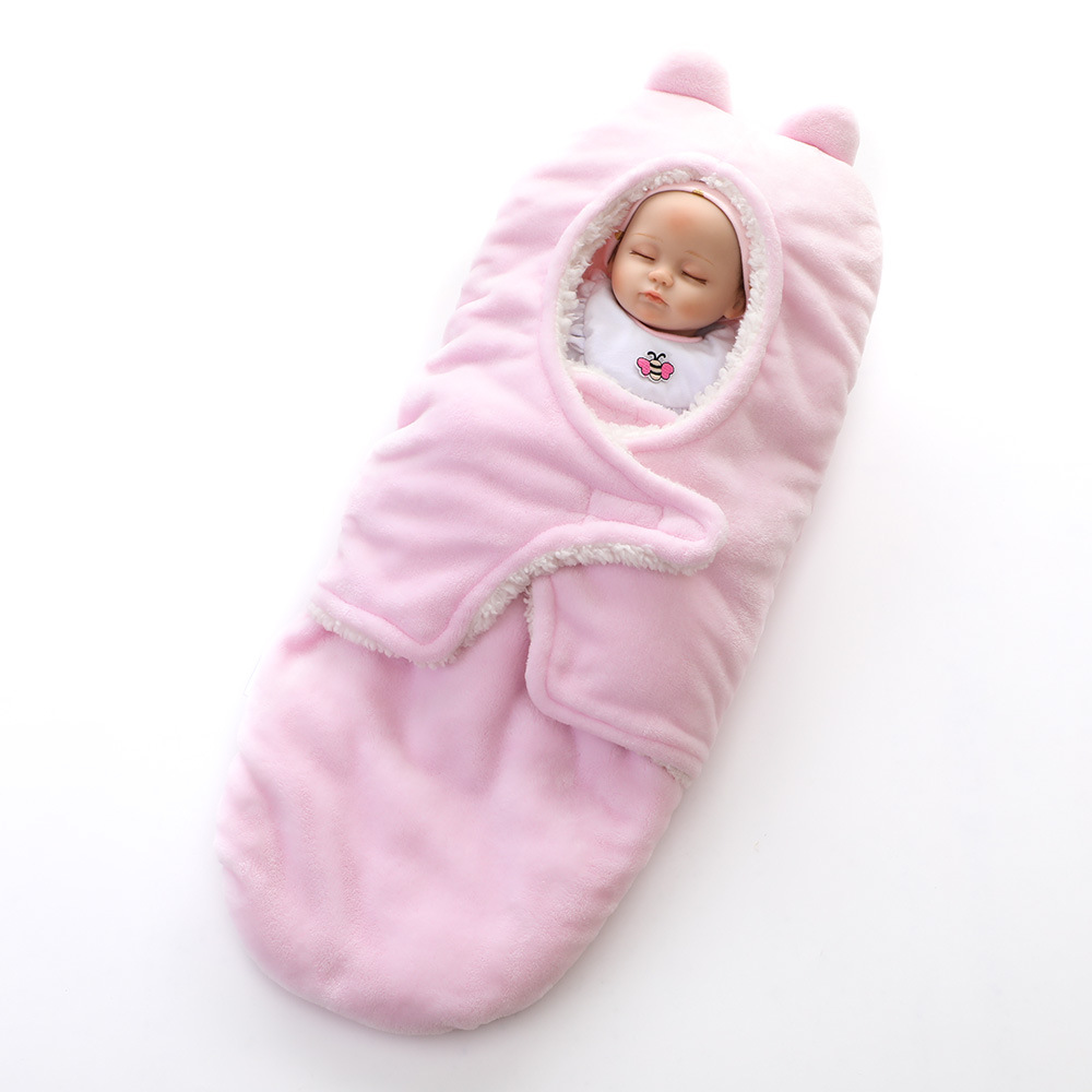 Baby Swaddling Soft Comfortable Warm Baby Blanket