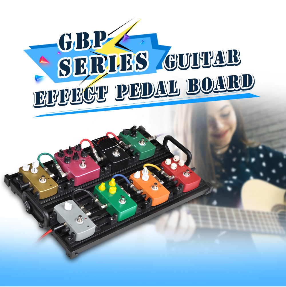 Qiaolejiang GPB - 01 Guitar Effect Pedal Aluminum Alloy Board with Bag