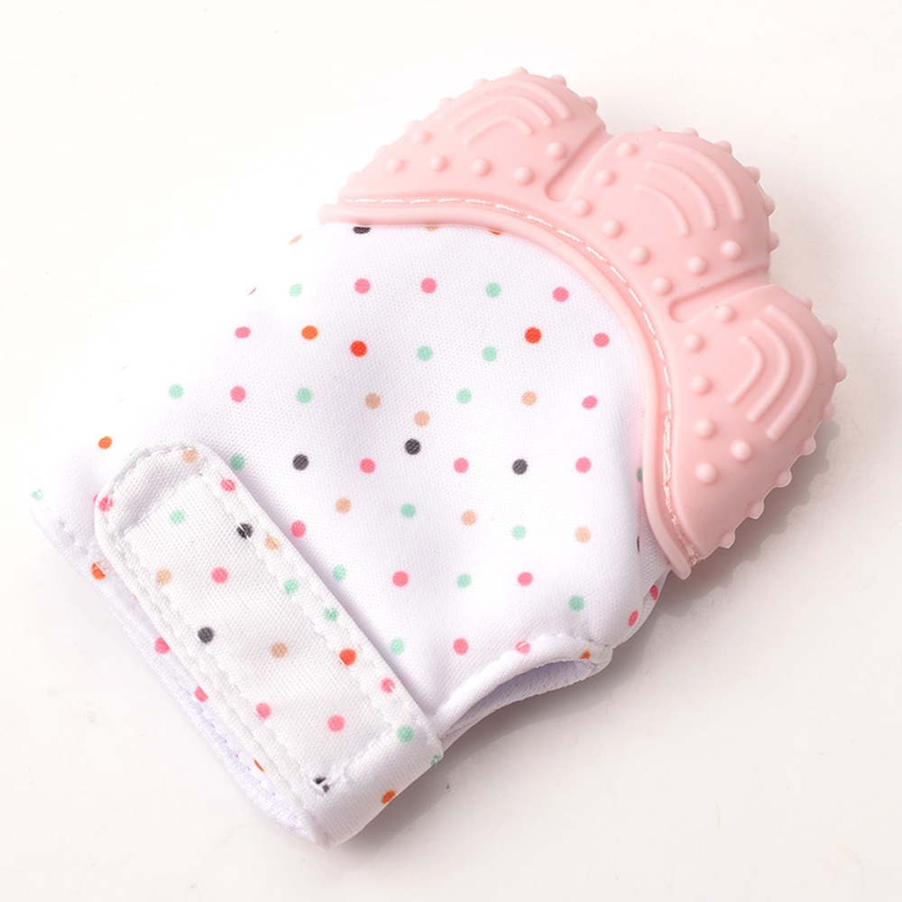 Baby's Teether Food Grade Silicone Molar Glove Design BPA Free Nursing Pacifier
