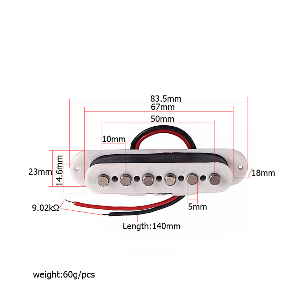 1PCS Vintage Alnico 5 Pickup Single Coil Guitar Pickup Neck/ Middle/Bridge Picku 1PCS Vintage Alnico 5 Pickup Single Coil Guitar Pickup Neck/ Middle/Bridge Picku