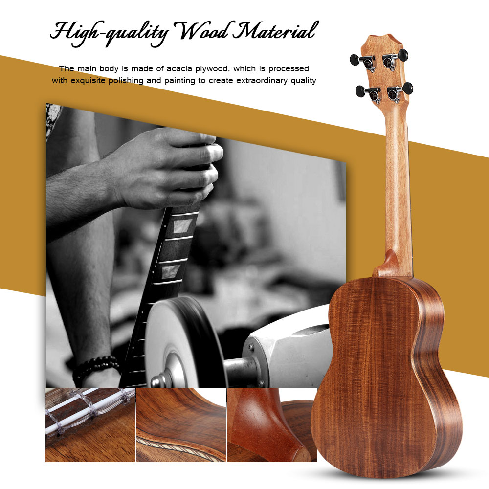TOM TUC - 700 23 inch Acoustic Concert Ukulele Acacia Wood with Carrying Bag TOM TUC - 700 23 inch Acoustic Concert Ukulele Acacia Wood with Carrying Bag
