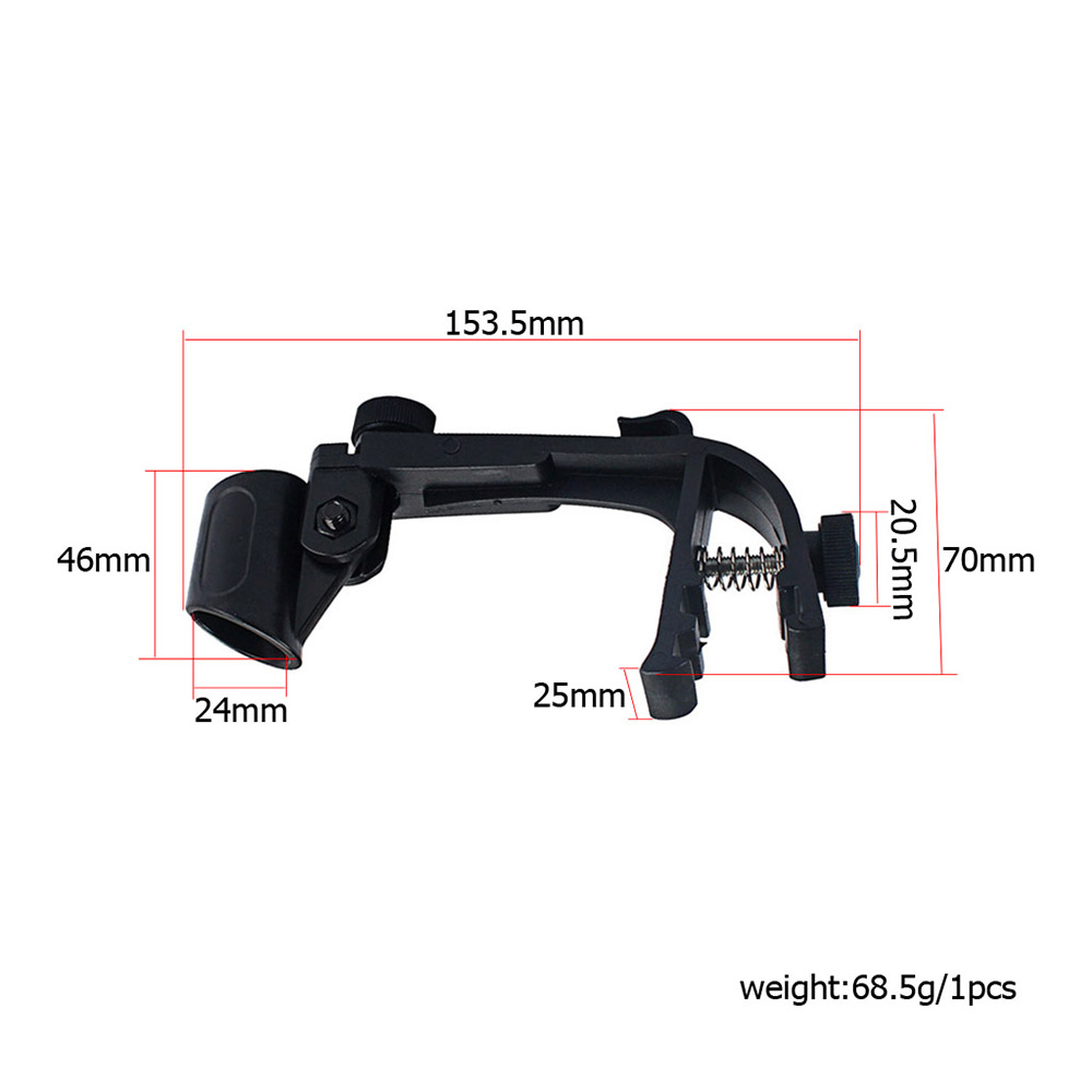 Microphone Pair Of Adjustable Stage Drum Clips