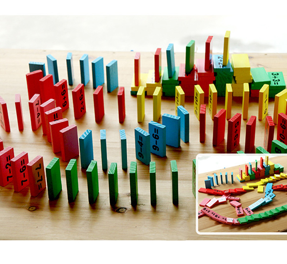 Wooden Children Digital Computing Early Education Puzzle Building Block Toy Wooden Children Digital Computing Early Education Puzzle Building Block Toy