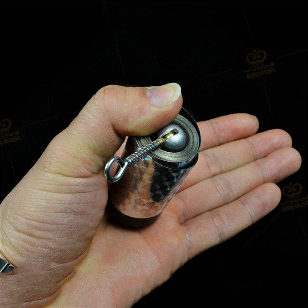 Wonderful Appearing Cane Metal Silver Magic Close Up Illusion Silk to Wand Trick Wonderful Appearing Cane Metal Silver Magic Close Up Illusion Silk to Wand Trick
