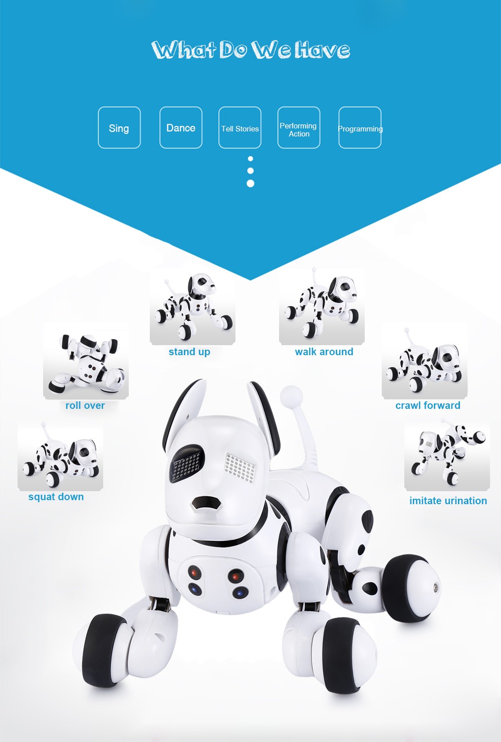 DIMEI 9007A Intelligent RC Robot Dog Toy