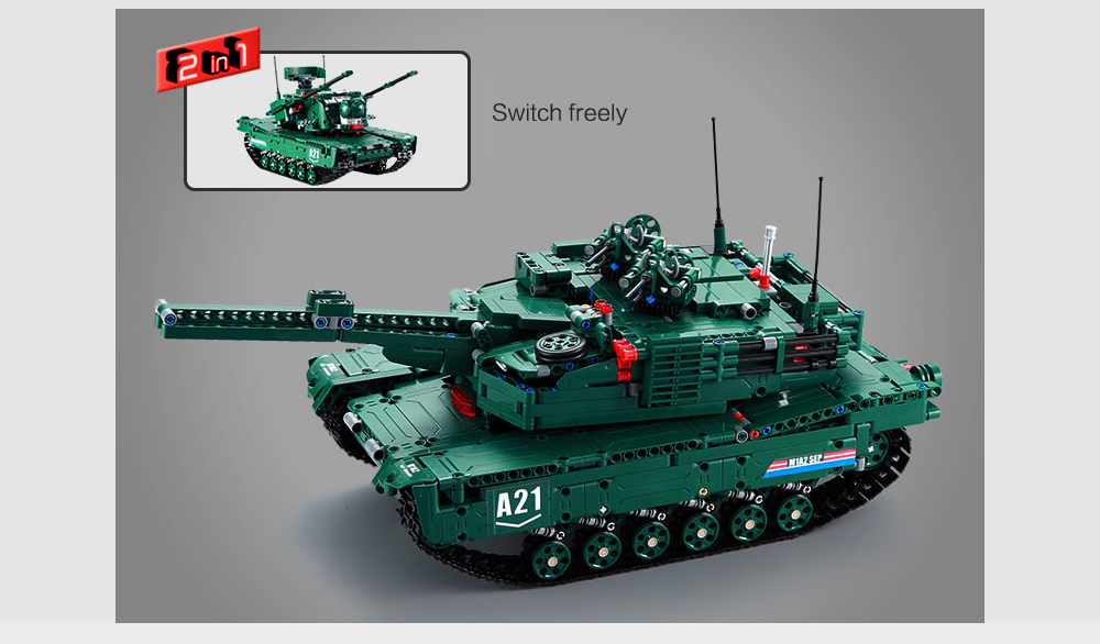 CaDA C61001W Blocks Tank Creative Toy CaDA C61001W Blocks Tank Creative Toy