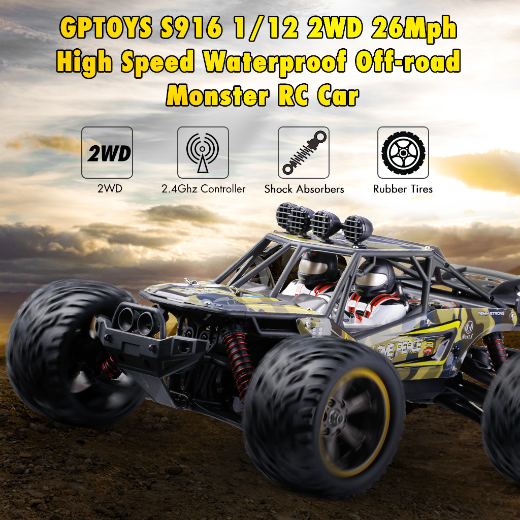 GPTOYS S916 RC car yellow