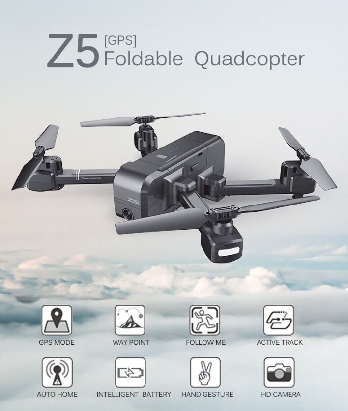 SJRC Z5 GPS 720P WiFi FPV RC Drone Quadcopter