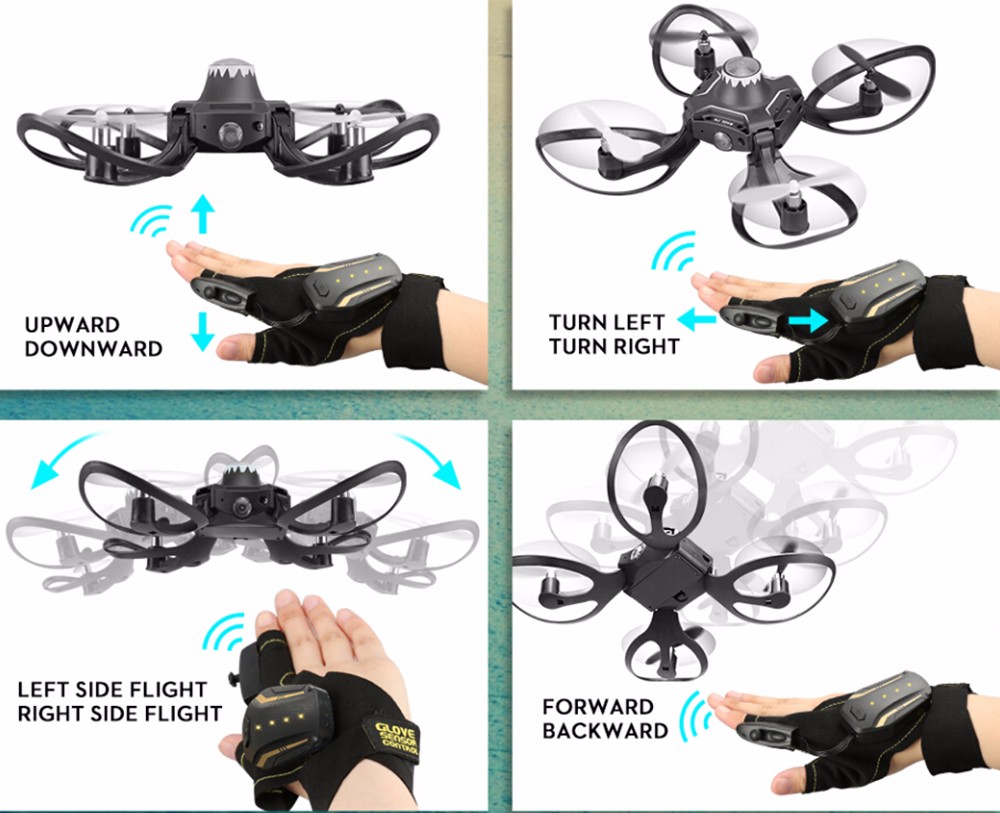 HJ TOYS HJ - W606 - 16 2.4G Glove Sensing RC Drone