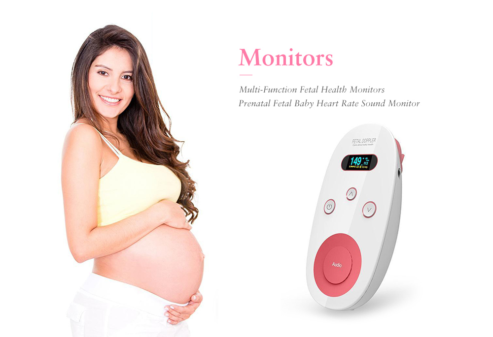 C102T9A001 OLED Two-color Display Multifunction Fetal Heart Rate Doppler Pregnant Woman Detection