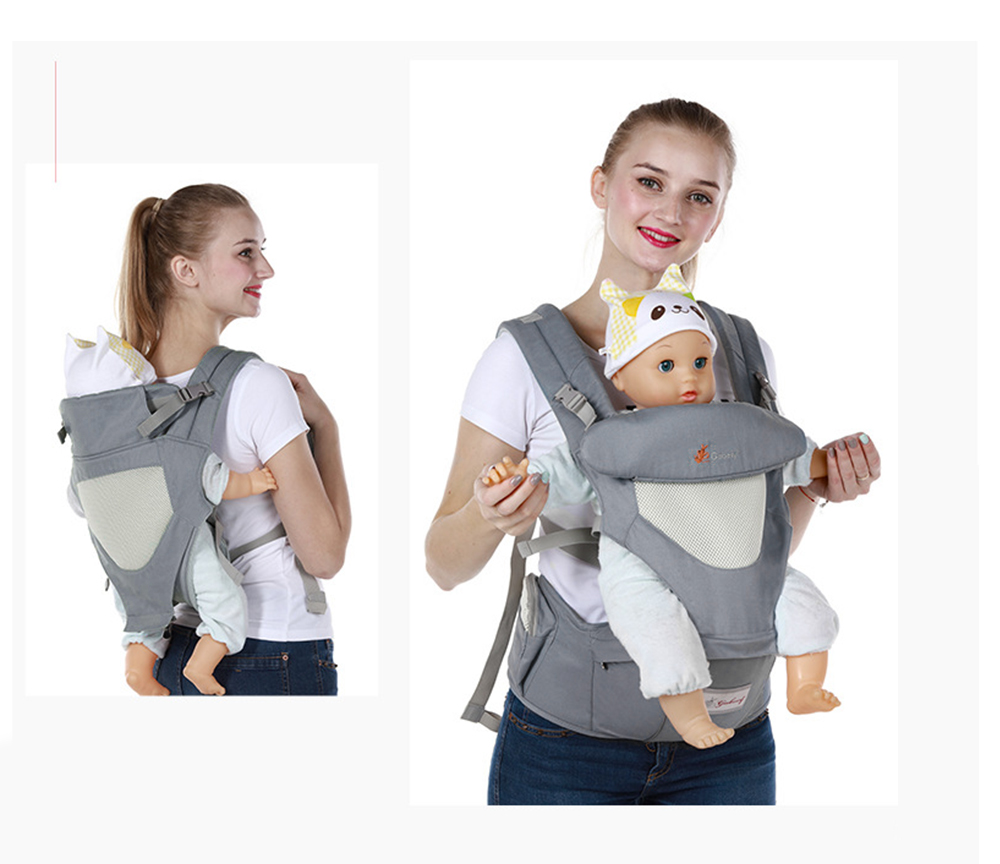 Gabesy Newborn 3 in 1 Ergonomic Baby Carrier Infant Sling Kid Backpack Hip Seat