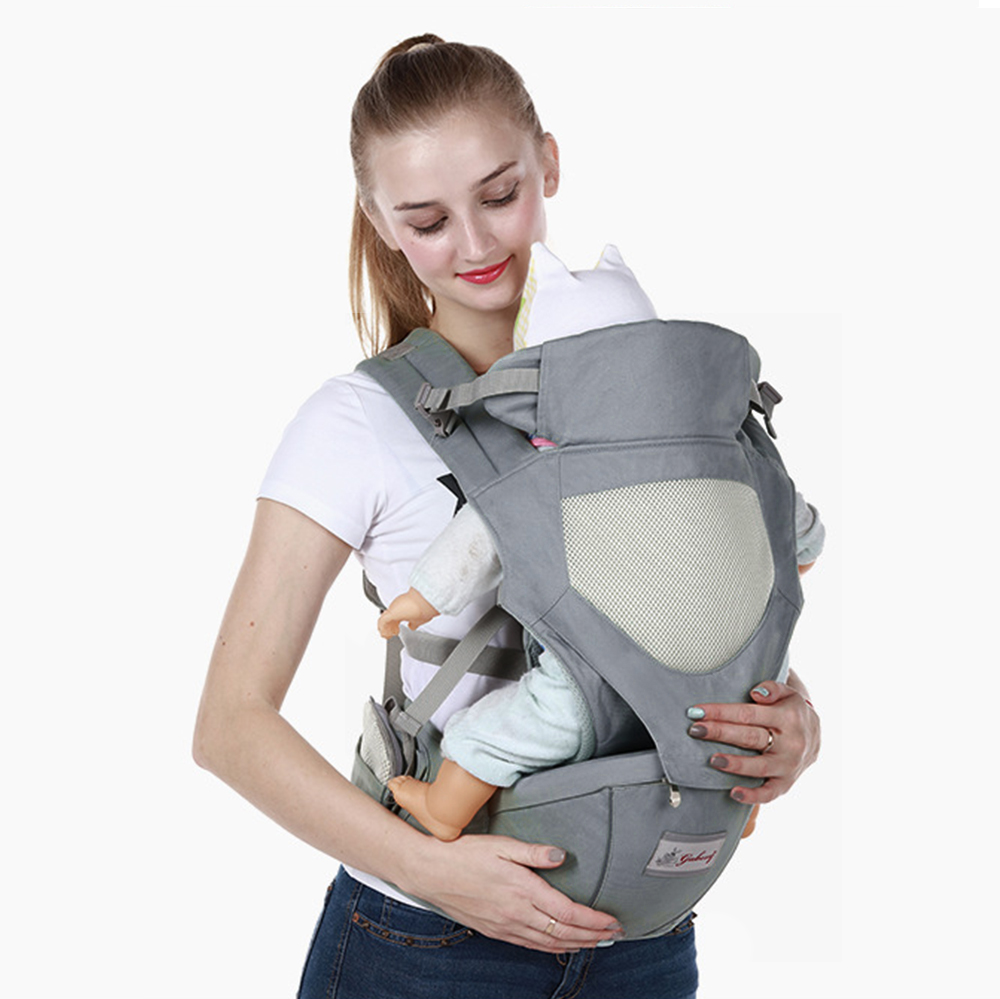 Gabesy Newborn 3 in 1 Ergonomic Baby Carrier Infant Sling Kid Backpack Hip Seat