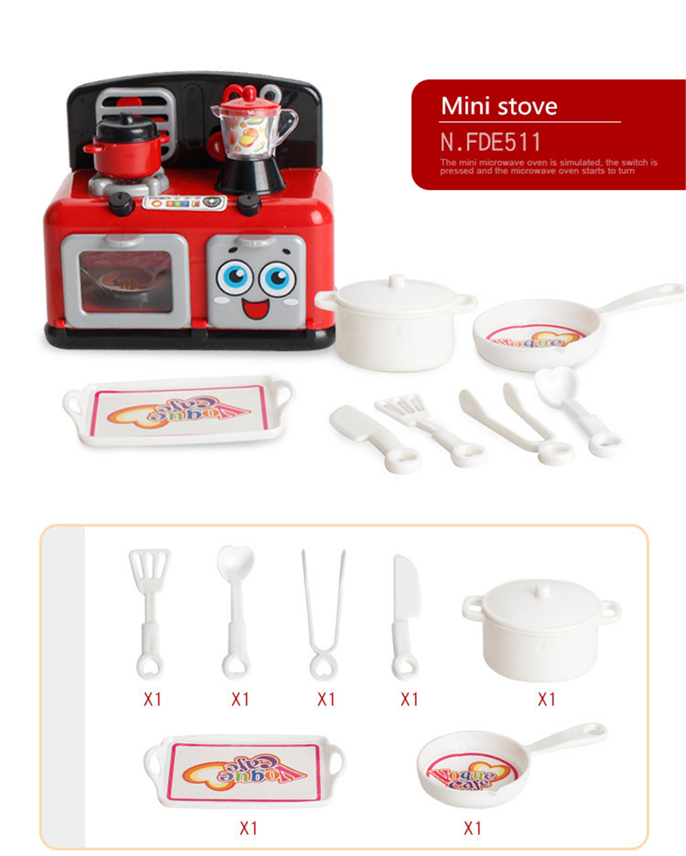Toys Home Appliances Play Kids Toys Set Light Up Effects with Swirling Colors Toys Home Appliances Play Kids Toys Set Light Up Effects with Swirling Colors