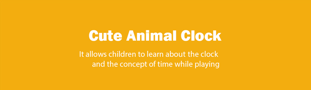 Wooden Lacing Beads Animal Clock Educational Toy for Children Wooden Lacing Beads Animal Clock Educational Toy for Children