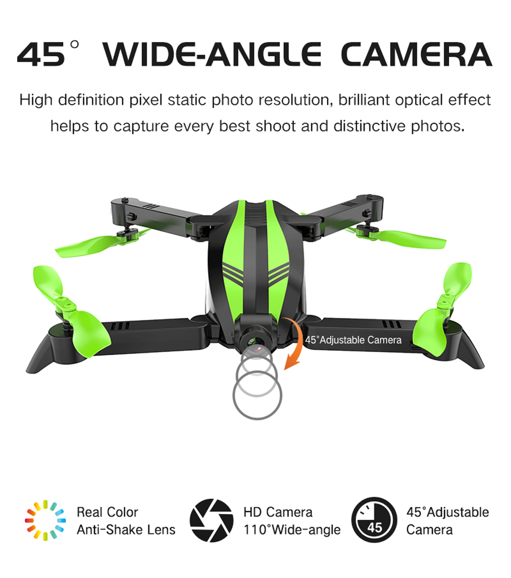 GW68 Folding Mini Drone - RTF Wide-angle Lens / Track Flight / Speed Switch