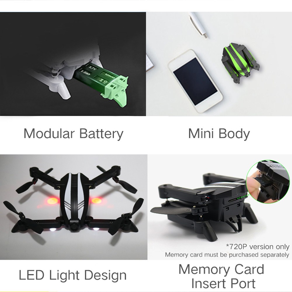 GW68 Folding Mini Drone - RTF Wide-angle Lens / Track Flight / Speed Switch