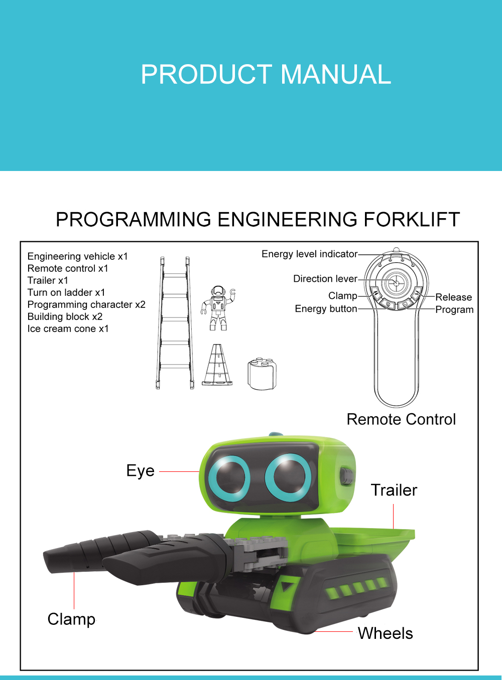 968 Intelligent Space Handling Engineering Vehicle Programming Robot Car